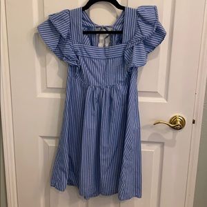 Urban outfitters blue striped dress